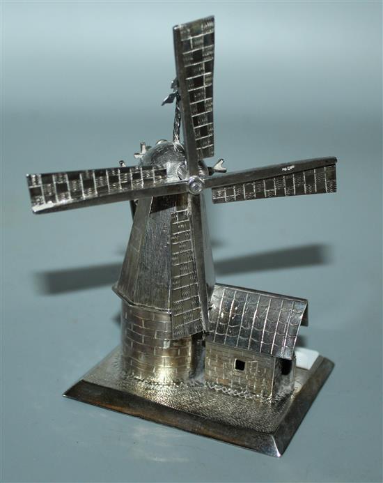 Continental silver windmill